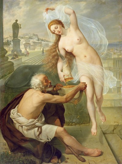 Fortuna و Beggar ، 1836 بواسطة أليكسي تاراسوفيتش ماركوف